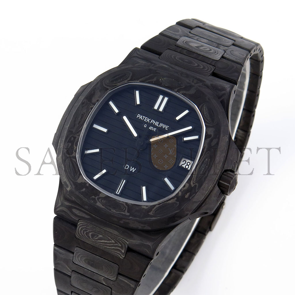 P**ek Ph**ppe diw carbon nautilus“black grail” watch 5711/1a